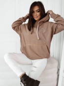 Bluza z kapturem - camel