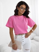 T-shirt Basic - ciemny róż