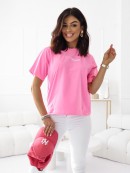 T-shirt be the game changer- różowy