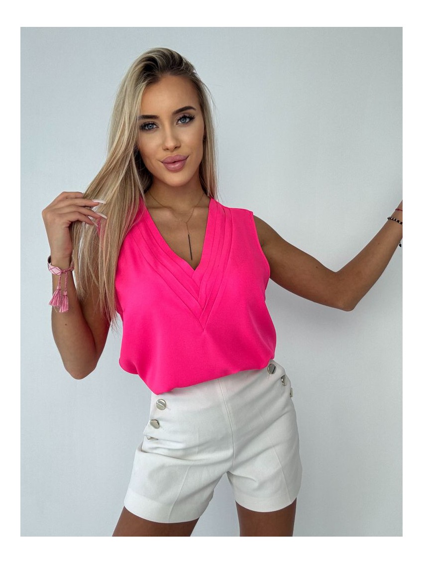 Bluzka Vneck- róż