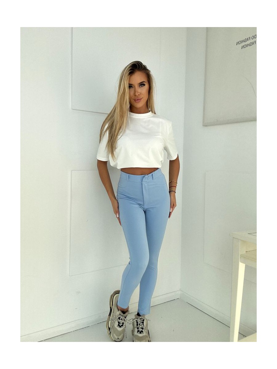 Legginsy- niebieskie