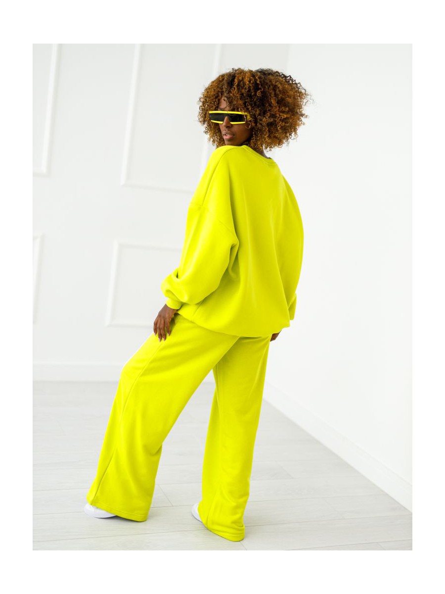 Bluza Heart z wyciętym sercem - limonka