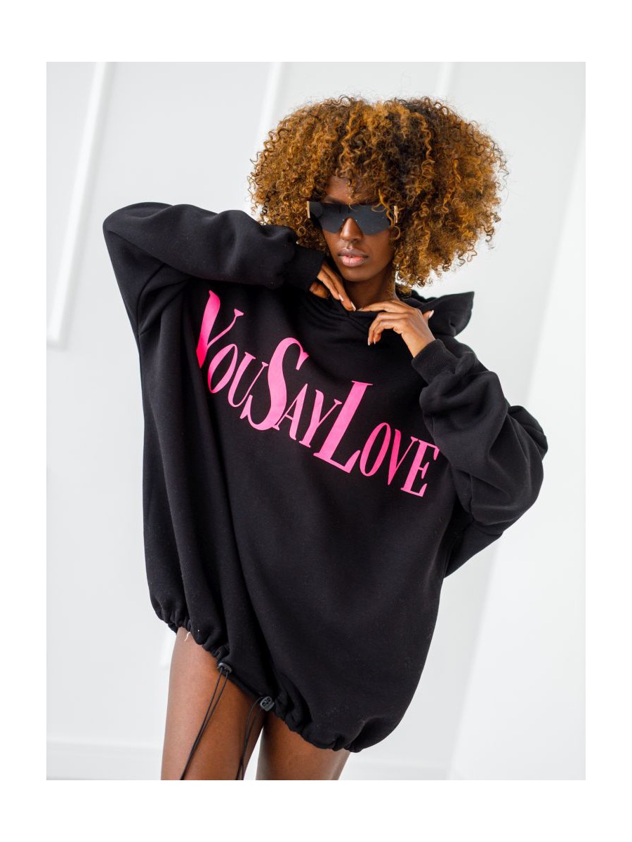 Bluza You Say Love - Czarna