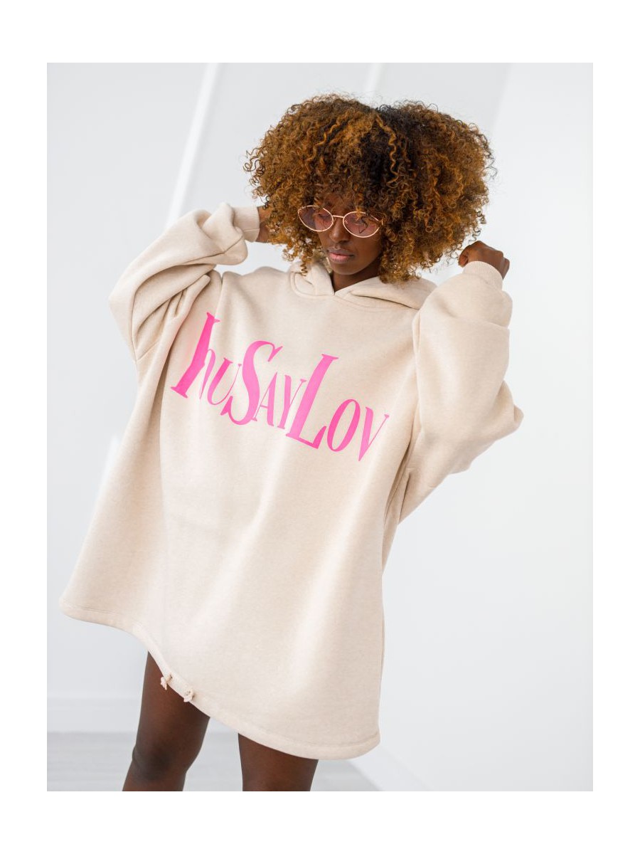 Bluza You Say Love - Beżowa