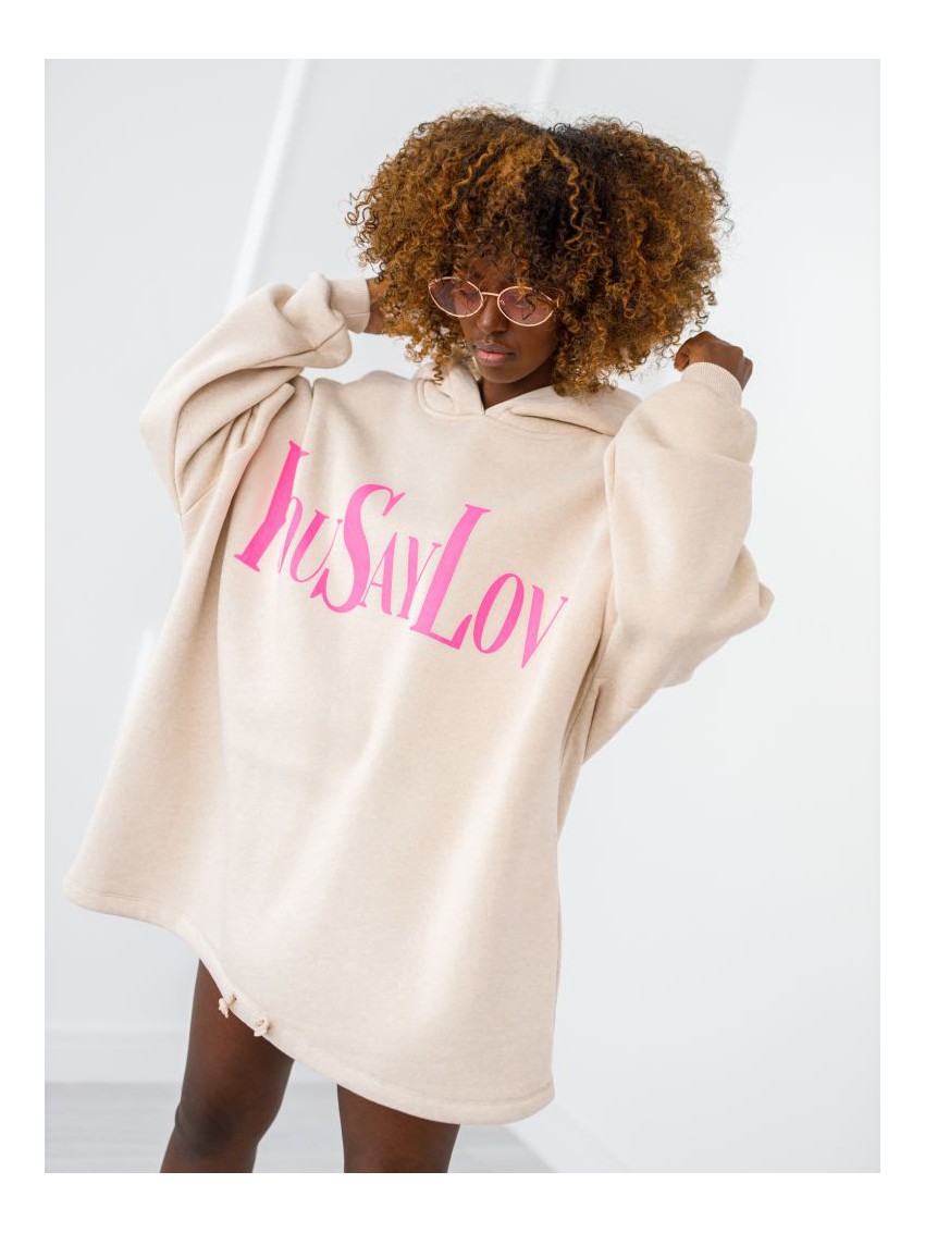 Bluza You Say Love - Beżowa
