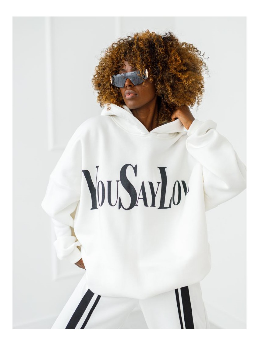 Bluza You Say Love - ecru