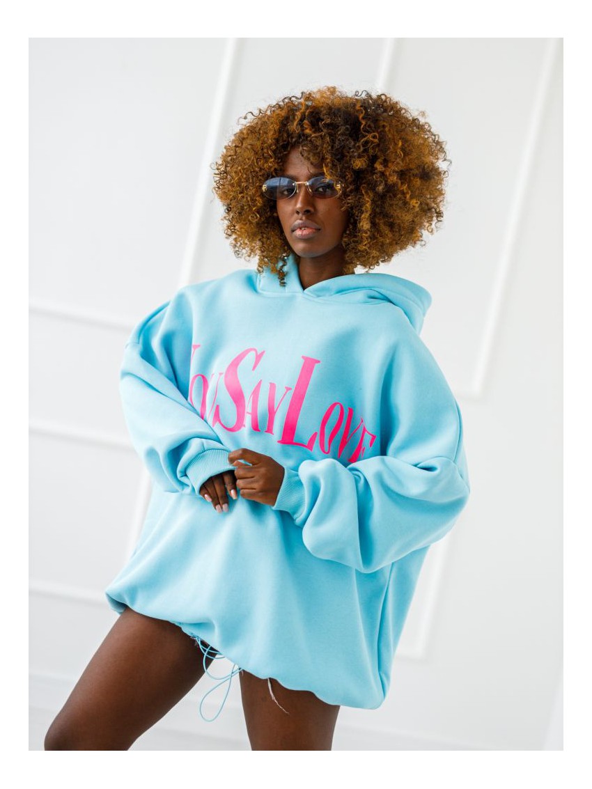 Bluza You Say Love - Błękit