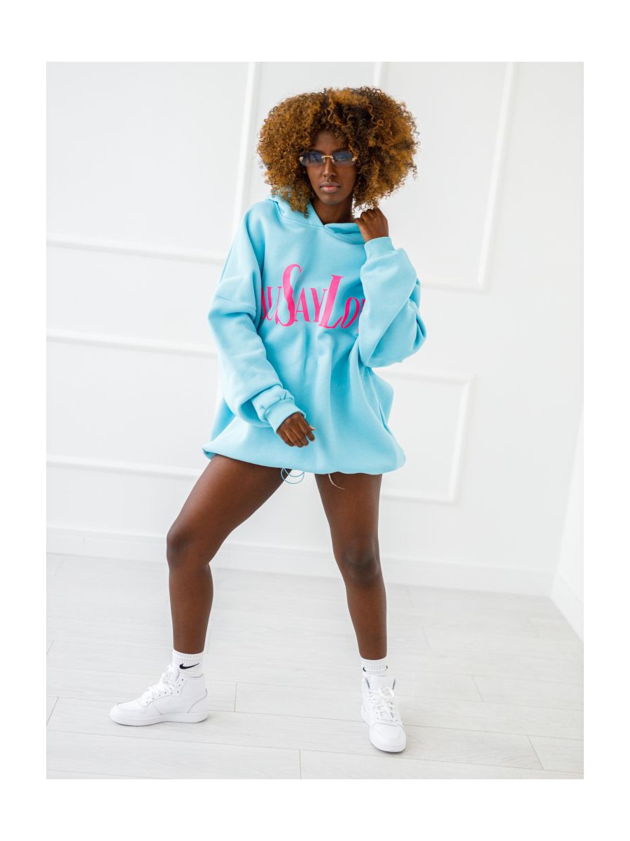 Bluza You Say Love - Błękit