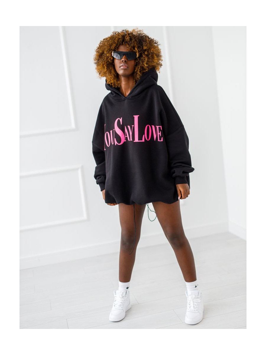 Bluza You Say Love - Czarna