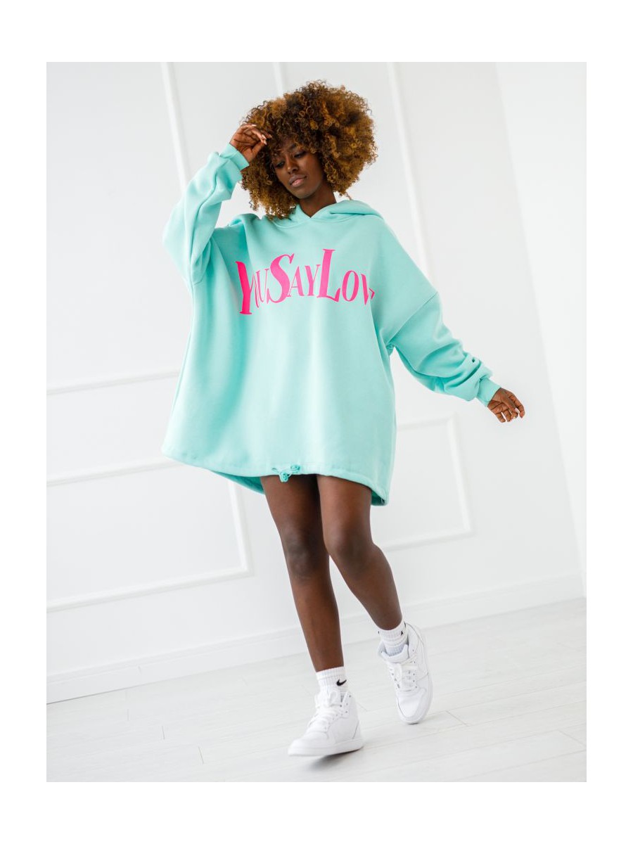 Bluza You Say Love - Miętowy