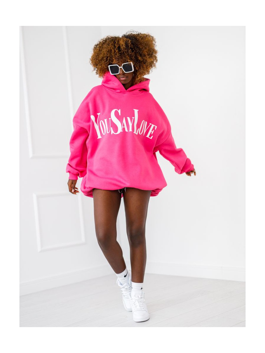 Bluza You Say Love - Różowy