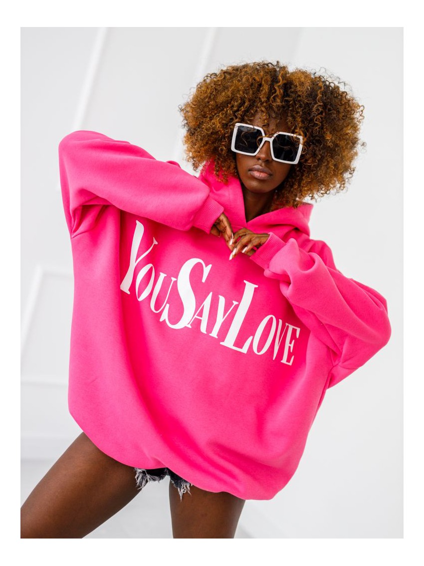 Bluza You Say Love - Różowy
